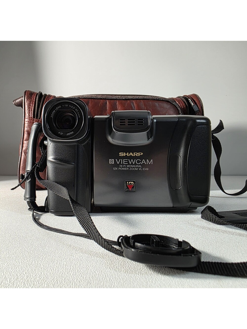 Sharp VL-E49 U ViewCam 8mm Video8 Camcorder LCD Bundle TESTED